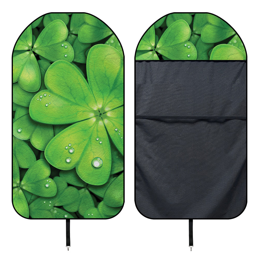 Shamrock Clover St. Patrick's Day Print Waterproof Car Seat Cover
