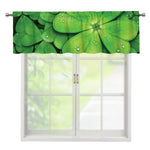 Shamrock Clover St. Patrick's Day Print Window Valance