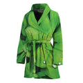 Shamrock Clover St. Patrick's Day Print Women's Bathrobe
