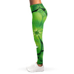 Shamrock Clover St. Patrick's Day Print Women's Leggings