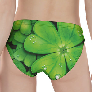 Shamrock Clover St. Patrick's Day Print Women's Panties