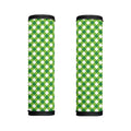 Shamrock Green And White Gingham Print Handle Covers
