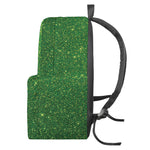 Shamrock Green Glitter Artwork Print (NOT Real Glitter) Backpack