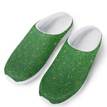 Shamrock Green Glitter Artwork Print (NOT Real Glitter) Mesh Casual Shoes