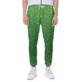 Shamrock Green (NOT Real) Glitter Print Joggers