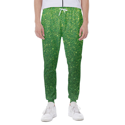 Shamrock Green Glitter Artwork Print (NOT Real Glitter) Scuba Joggers
