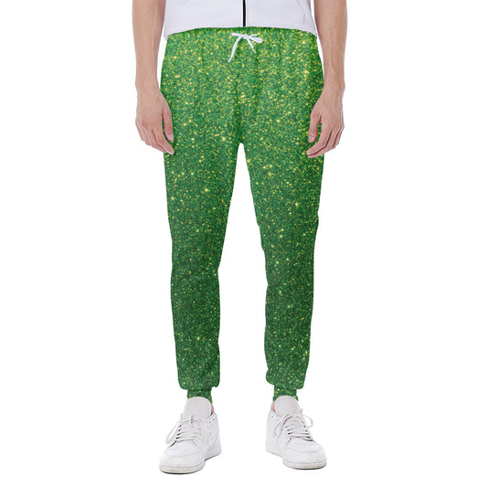 Shamrock Green Glitter Artwork Print (NOT Real Glitter) Scuba Joggers