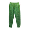 Shamrock Green Glitter Artwork Print (NOT Real Glitter) Sweatpants