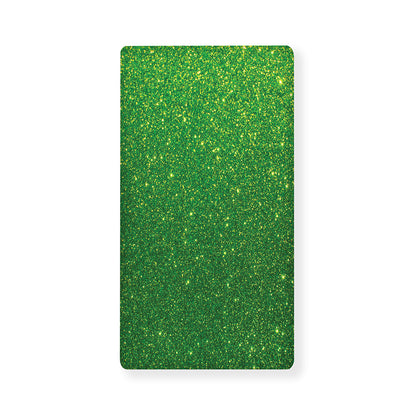Shamrock Green (NOT Real) Glitter Print Baby Crib Sheet