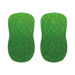 Shamrock Green (NOT Real) Glitter Print Bar Stool Covers