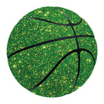 Shamrock Green (NOT Real) Glitter Print Basketball