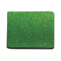Shamrock Green (NOT Real) Glitter Print Bifold Wallet