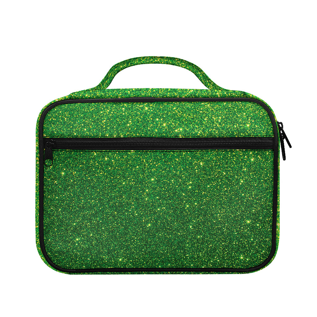 Shamrock Green (NOT Real) Glitter Print Briefcase Bible Bag