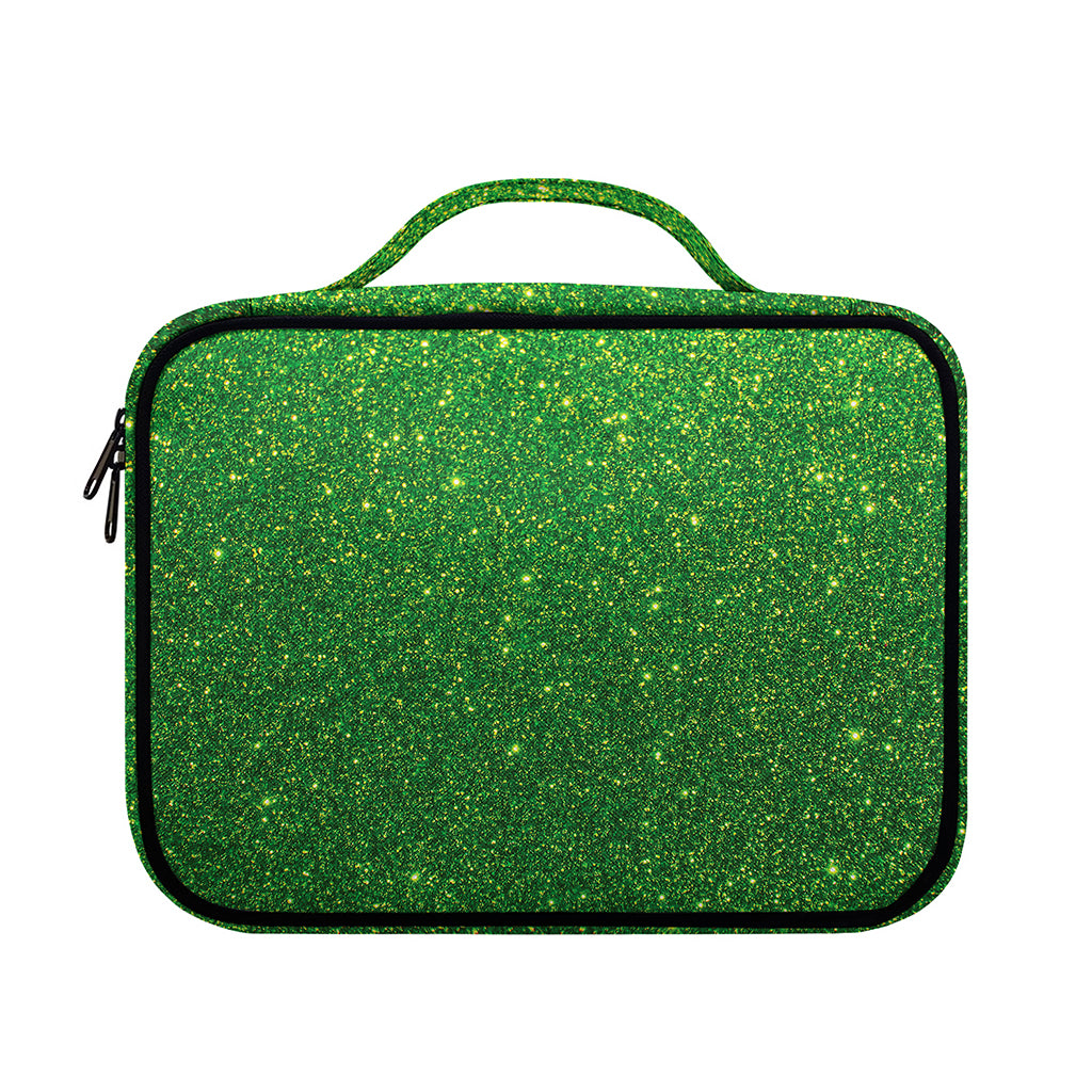 Shamrock Green (NOT Real) Glitter Print Briefcase Bible Bag
