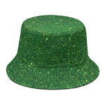 Shamrock Green (NOT Real) Glitter Print Bucket Hat