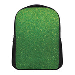 Shamrock Green (NOT Real) Glitter Print Casual Backpack