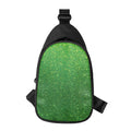 Shamrock Green (NOT Real) Glitter Print Sling Bag