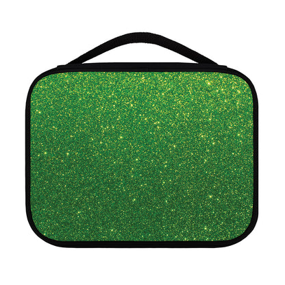 Shamrock Green (NOT Real) Glitter Print Classic Bible Case