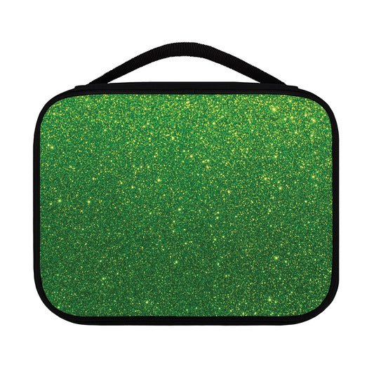 Shamrock Green (NOT Real) Glitter Print Classic Bible Case