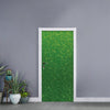 Shamrock Green (NOT Real) Glitter Print Door Sticker