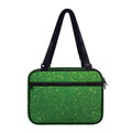 Shamrock Green (NOT Real) Glitter Print Double Strap Bible Bag