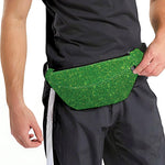Shamrock Green (NOT Real) Glitter Print Fanny Pack