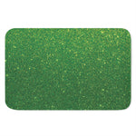 Shamrock Green (NOT Real) Glitter Print Indoor Door Mat