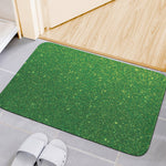 Shamrock Green (NOT Real) Glitter Print Indoor Door Mat