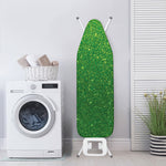 Shamrock Green (NOT Real) Glitter Print Ironing Board Cover
