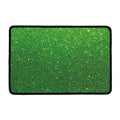 Shamrock Green (NOT Real) Glitter Print Kitchen Mat