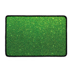 Shamrock Green (NOT Real) Glitter Print Kitchen Mat