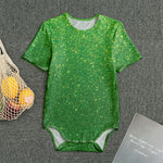 Shamrock Green (NOT Real) Glitter Print Men's Bodysuit