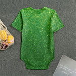 Shamrock Green (NOT Real) Glitter Print Men's Bodysuit