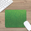 Shamrock Green (NOT Real) Glitter Print Mouse Pad