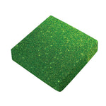 Shamrock Green (NOT Real) Glitter Print Outdoor Seat Cushion Cover