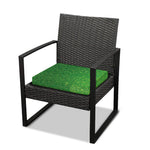 Shamrock Green (NOT Real) Glitter Print Outdoor Seat Cushion Cover