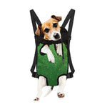 Shamrock Green (NOT Real) Glitter Print Pet Carrier Backpack