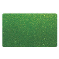 Shamrock Green (NOT Real) Glitter Print Polyester Doormat