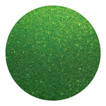 Shamrock Green (NOT Real) Glitter Print Round Blanket