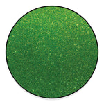 Shamrock Green (NOT Real) Glitter Print Round Floor Mat