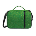 Shamrock Green (NOT Real) Glitter Print Shoulder Strap Bible Bag