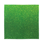 Shamrock Green (NOT Real) Glitter Print Silk Bandana