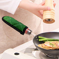 Shamrock Green (NOT Real) Glitter Print Skillet Handle Cover