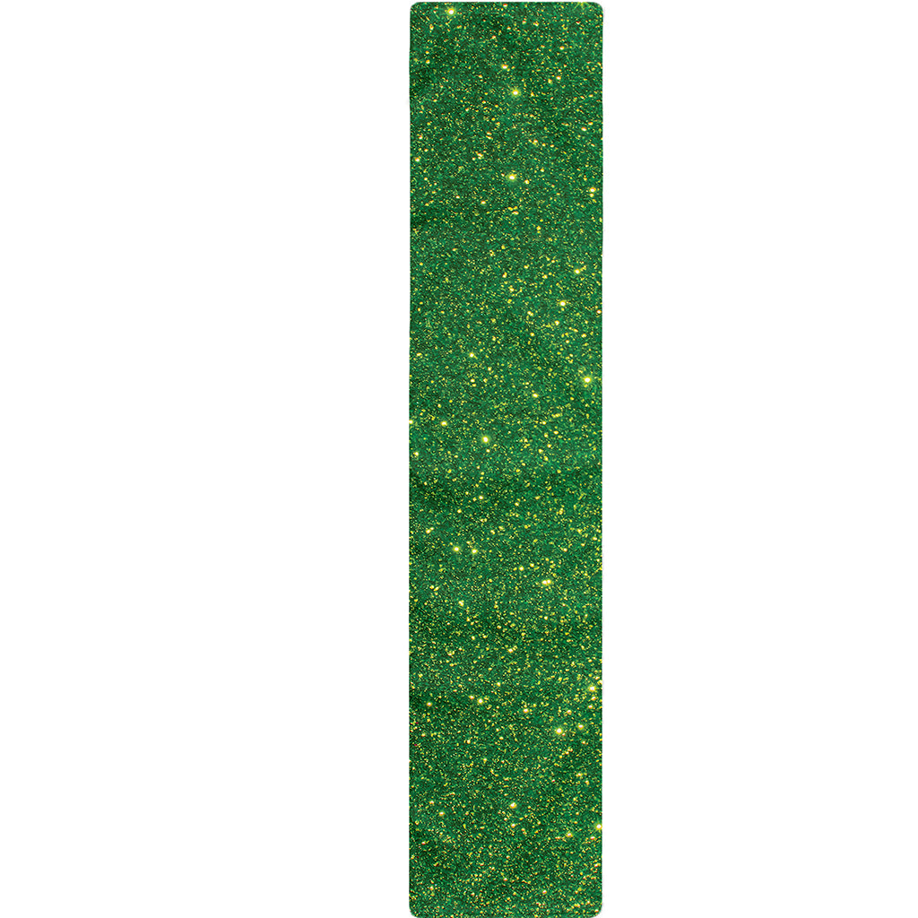 Shamrock Green (NOT Real) Glitter Print Table Runner