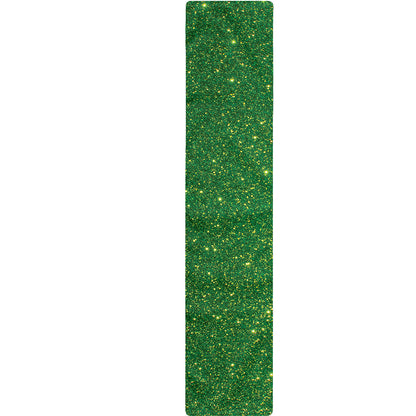 Shamrock Green (NOT Real) Glitter Print Table Runner