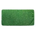 Shamrock Green (NOT Real) Glitter Print Towel