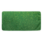 Shamrock Green (NOT Real) Glitter Print Towel