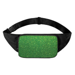 Shamrock Green (NOT Real) Glitter Print Waist Bag