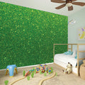 Shamrock Green (NOT Real) Glitter Print Wall Sticker