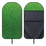 Shamrock Green (NOT Real) Glitter Print Waterproof Car Seat Cover